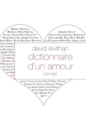 cover image of Dictionnaire d'un amour